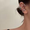 Twisted Snake-shaped Ear Pendant Earrings - A Niche Style of Ear Jewelry Without Pierced Holes - Ear Clips for Both Men and Women, Ear Bone Clasps
