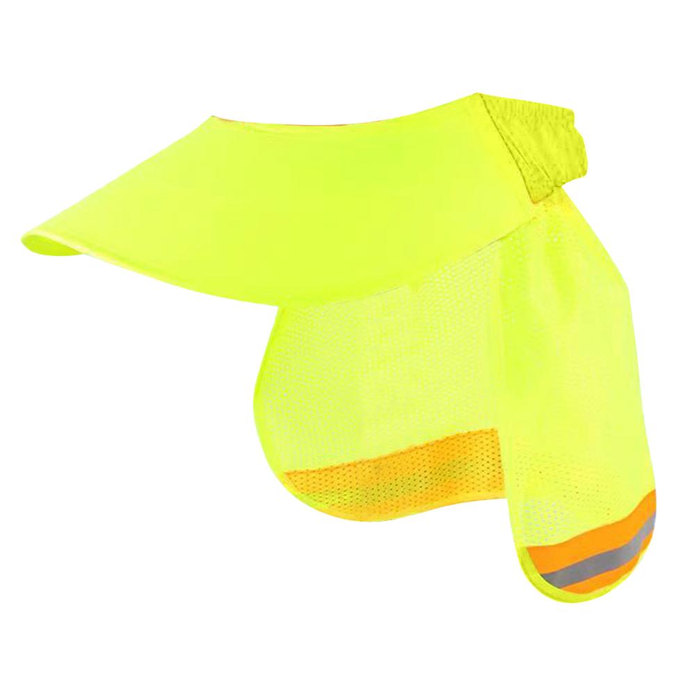 Hard Hat Sun Shade Hard Hat Sun Shield High Visibility Mesh Sunshade Reflective Hard Hat Visor Wide Brim for Summer