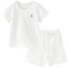 Tongtai Unisex Bawełniany Krótki Rękaw Zestaw dla Niemowląt