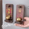 Japanese Wooden Doorbell Wall Hanging Door Bell Wind Chimes Door Window Decoration Shopkeeper Remind Bell Hanging Decor