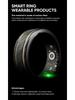 W8 Carbon Fiber Smart Ring: Sensorless Heart Rate, Blood Oxygen & Sleep Monitor, Waterproof Sports Wearable