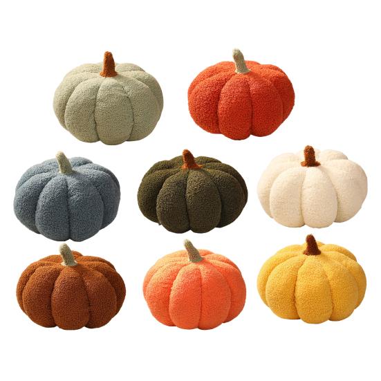Plush Pumpkin Pillows Soft And Comfortable Throw Pillow Halloween Thanksgiving Aesthetic Autumn Cushion for Living Room