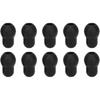 10pcs Stethoscope Ear Tips Universal Replacement 2.5mm Silicone Stethoscope Earplugs for 5mm Ear Hooks