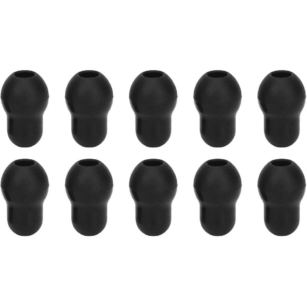 10pcs Stethoscope Ear Tips Universal Replacement 2.5mm Silicone Stethoscope Earplugs for 5mm Ear Hooks