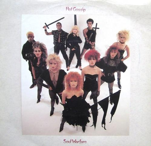 

7inch Record HOT GOSSIP Soul Warfare Din38 Dindisc 1982 UK Dance Electronica Used