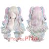 Lolita Double Ponytail Curly Cosplay Wig with Tiger Clip