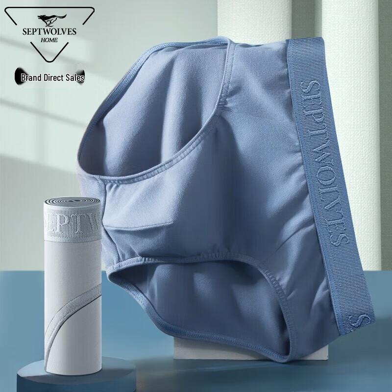 Sevenwolves Men's Anti-Mite 7A Antibacterial Breathable Briefs