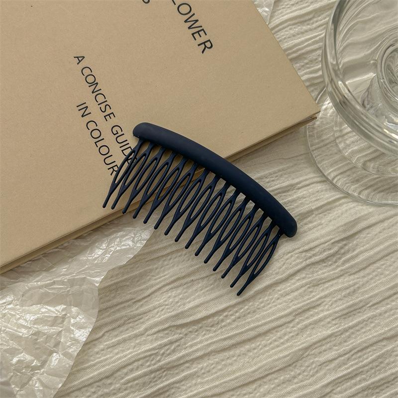 

Женская матовая вставка расческа заколка для волос для вьющихся волос - повязка на голову и органайзер для боковой челки