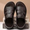 Fashion New Handmade Leather Casual Men Sandals Design Sneakers Man Breathable Leather Shoes Men High Quality