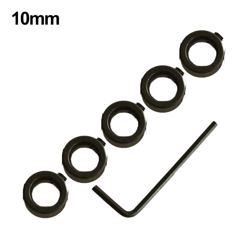 10mm Woodworking Drill Stopper Positively Locks Setscrew Type Size Variety Standard Bits Compatible Works With Standard Bits