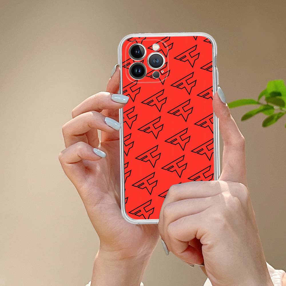 Game FaZe Clan For IPhone 11 12 13 14 15 16 17 Pro Max Plus 13 Mini Silicone Soft Transparent Back