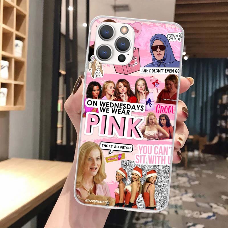 Mean Girls Burn Book Soft Phone Case For iPhone 16 15 14 13 12 11 Pro Max X XR XS 7 Plus 8 + SE 2020 Pattern Customized Cover 14