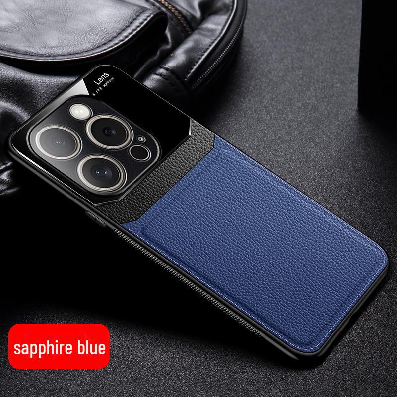 Husa Apple iPhone 14 Pro: Model de piele de protecție a ochilor pentru iPhone 12, 13 și 16 - stil fierbinte cu fereastră mare.