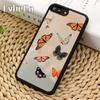 Pink Blue Colorful Butterfly Print Phone Case For iPhone 17 Air 13 12 Cover For Apple 14 15 16 Pro Max Plus