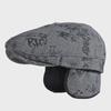 Men's Autumn & Winter Ear Protection Duckbill Cap - Retro British Beret for Middle-Aged & Elderly