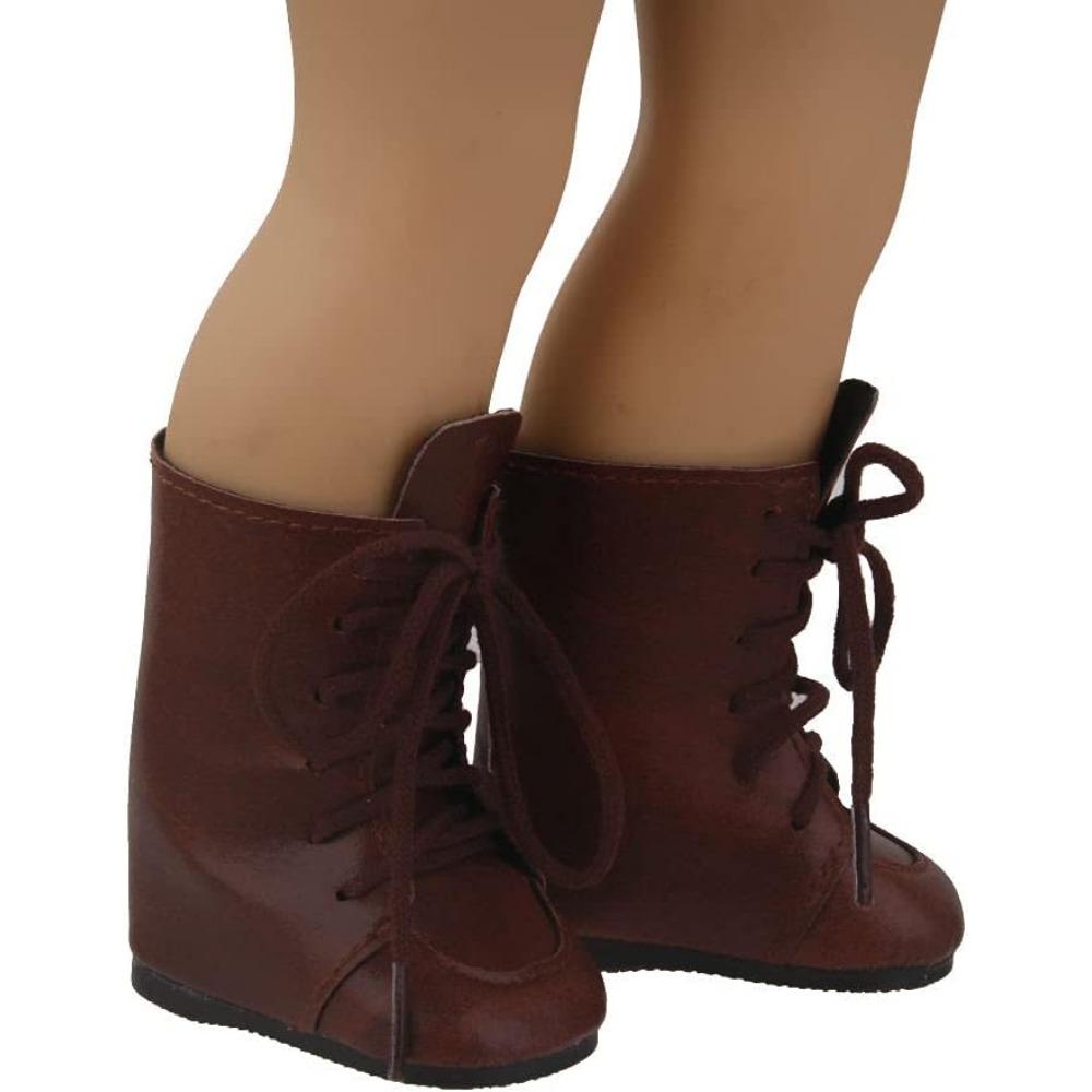 1 Pair of Doll Boots, Doll Shoes for 18 Inch Dolls, Clothing Accessories