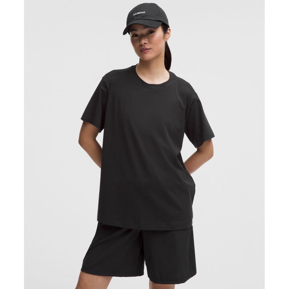 Lullulemon Cotton Crew Neck T-Shirt Blk