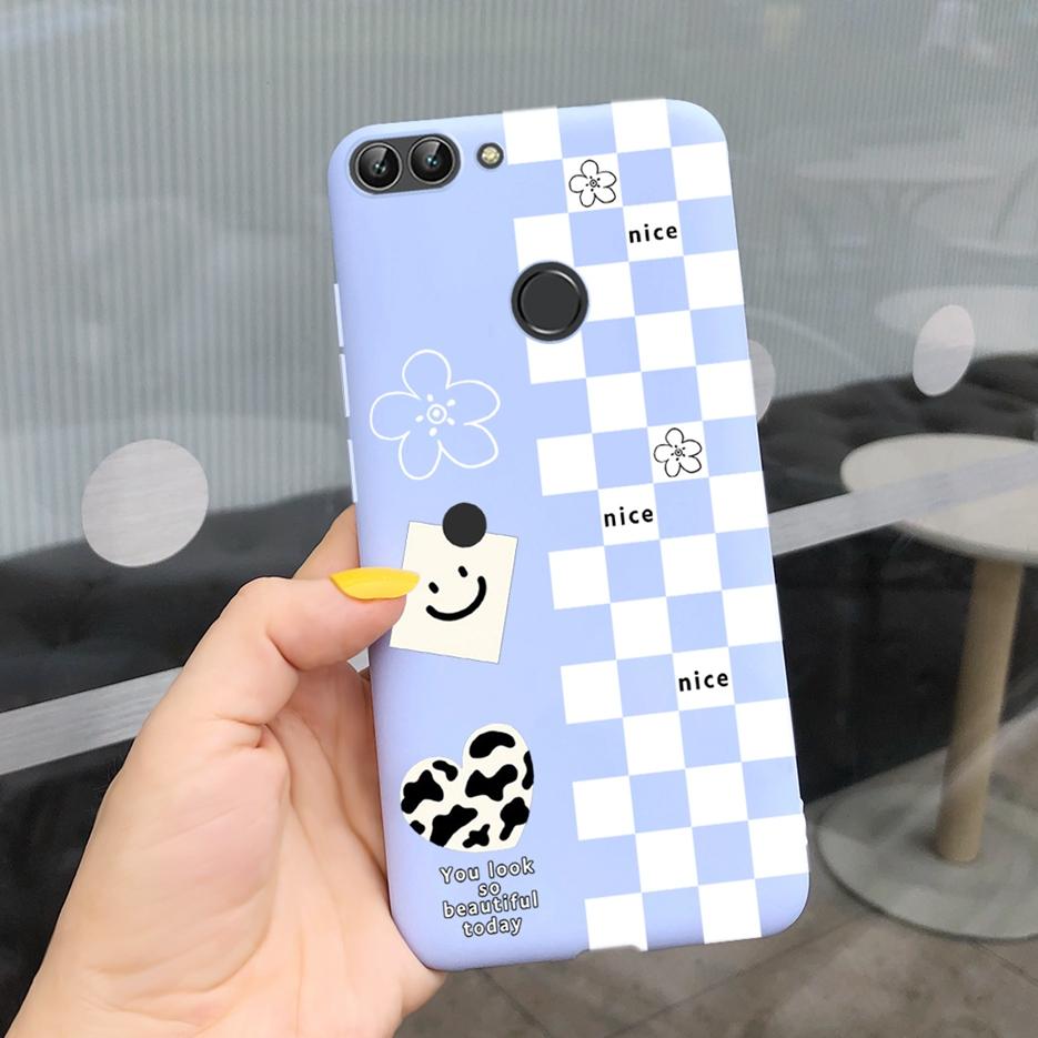 Para Capa Huawei P Smart FIG-LX1 FIG-LA1 Nova Arte Pintada Coque Capa de Silicone Macio Para Huawei P Smart PSmart 2018 Capa Traseira