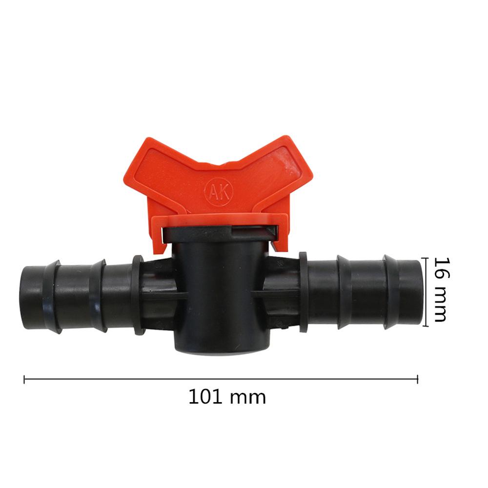 Garden Irrigation Pipe Valve 4/7mm 8/11mm Hose DN16 DN20 DN25 Pipe Waterstop Switch Garden Agriculture Water Control Valve 1Pc