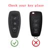 TPU Car Remote Smart Key Case Cover Shell For Ford Fiesta Focus 3 4 Mondeo Ecosport Kuga Focus ST Protector Fob Accessories