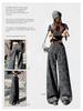 Women's High-Waisted Camouflage Wide-Leg Jeans - Autumn Fashionable Design