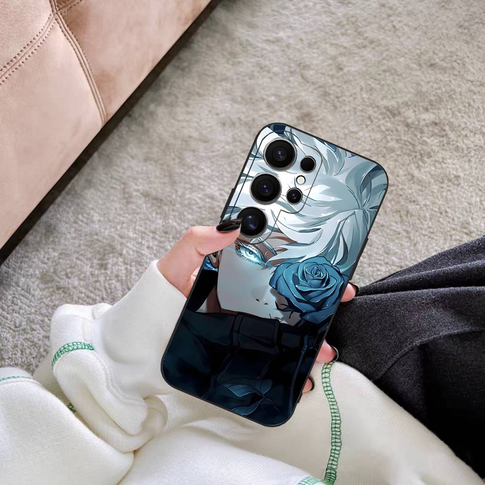 Jujutsu Kaisen Satoru Gojo Comics Handyhülle Für Samsung S 24 Fe 25 Ultra Plus 20 Lite 21 30 22 23 24 22 Ultra 5G Fundas