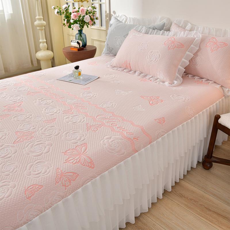 Mei Yun Ge 400g A-class Jacquard Ice Cool Bean Cool Bed Skirt Cool Mat