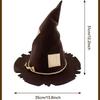 Scarecrow, Patch Witch Hat, Witch Hat, Halloween, Witch Hat, Party Accessories, Makeup Clothing
