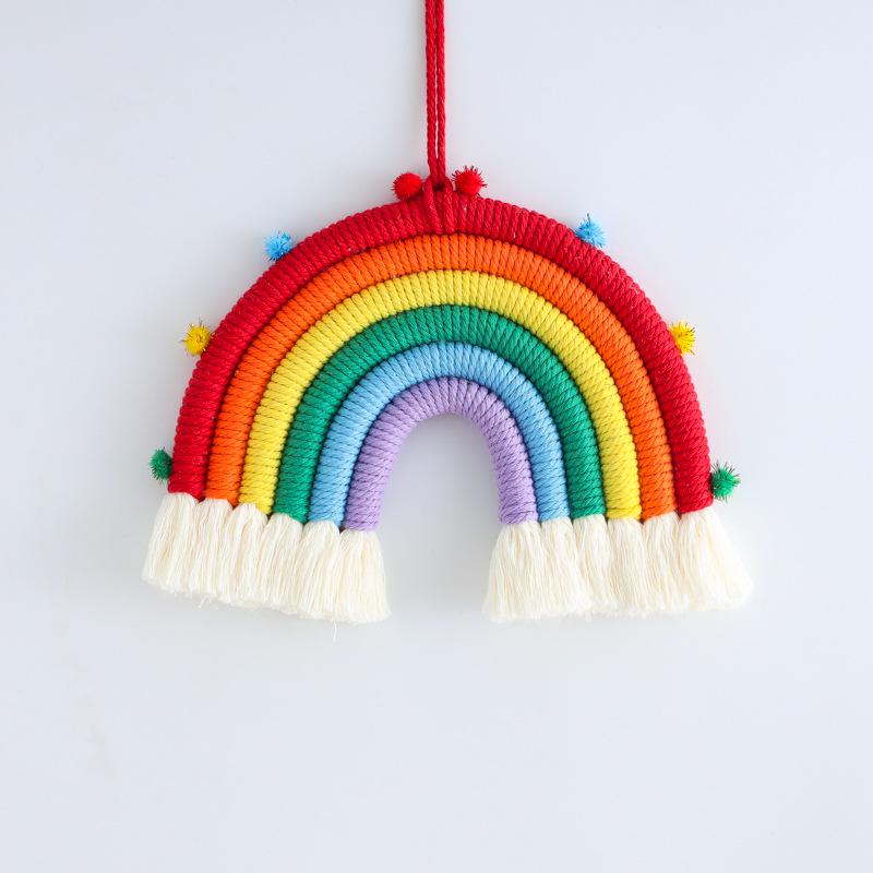 Traumfänger Regenbogen Quasten Ornamente für Heimdekoration