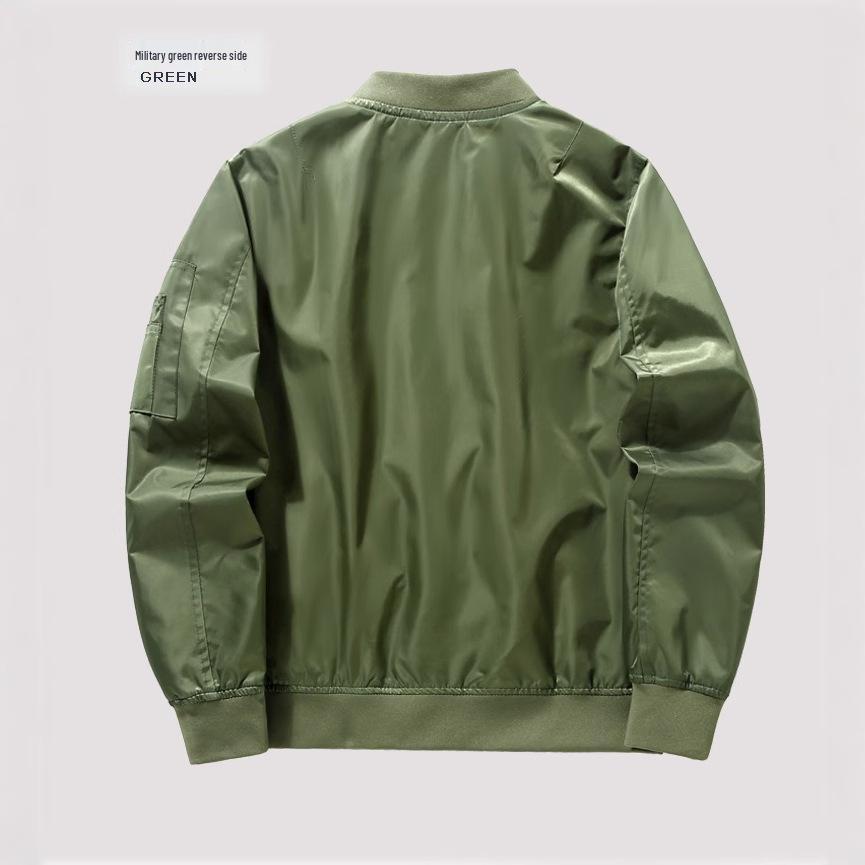 Men's Spring Flight Suit Jacket: New Style, Plus Size, Loose Fit, European and American Youth