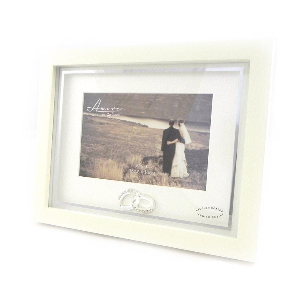 Les Trésors De Lily [I0425] - Photo Frame 'Alliances' Ivory 15x10 Cm