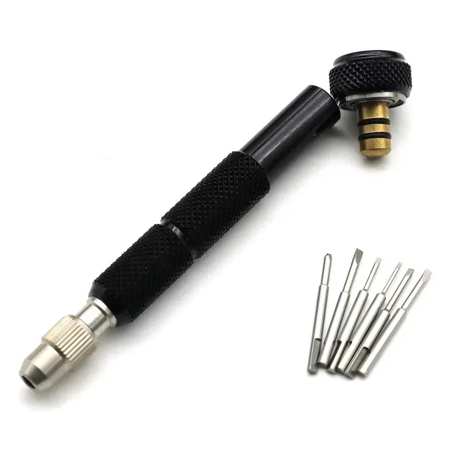 5pcs/set 0.8-1.6mm Steel Screwdriver for Watch Repairing Portable Watch Tools Band Removal with Mini Link Pins Watchmaker Tools