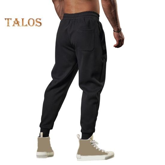 Frühling Herbst Herrenhose Lose Kordelzug Elastische Taille Taschen Knöchelband Einfarbig Patchwork Sporthose Alltagskleidung Haremshose