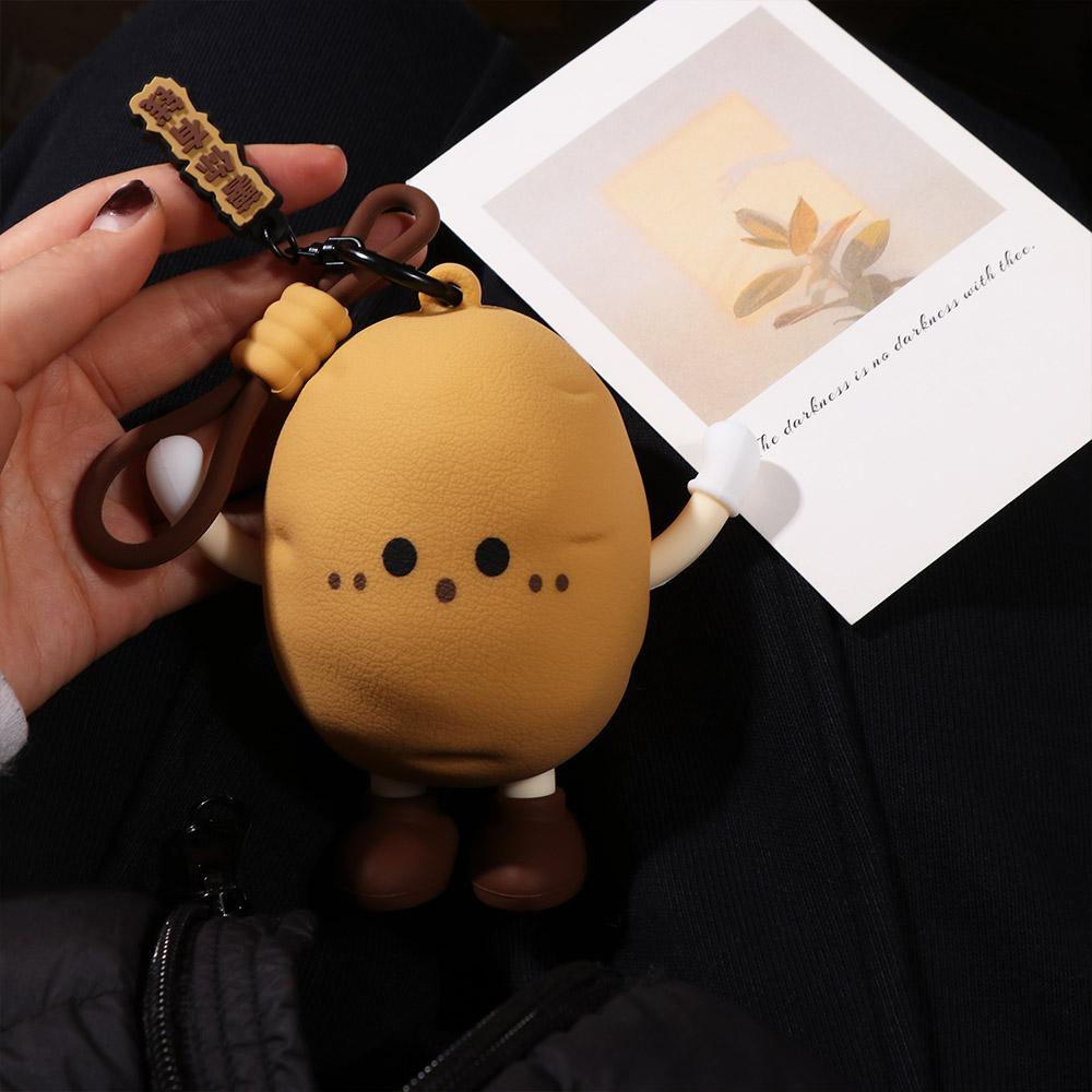 Portable Potato Phone Bag Soft Mini Earphone Bag Funny Vegetable Coin Purse Outdoor
