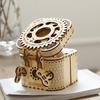 3D-Holzpuzzle Mechanische Schatzkiste Modell DIY Denksportprojekte für Erwachsene Kinder ab 14 Jahren