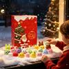 Geburtstagsgeschenk für Kleinkinder Kinder Weihnachten Adventskalender, 24-Tage-Countdown-Box mit Überraschungsfiguren, Dekorativer Kalender Festliche Atmosphäre