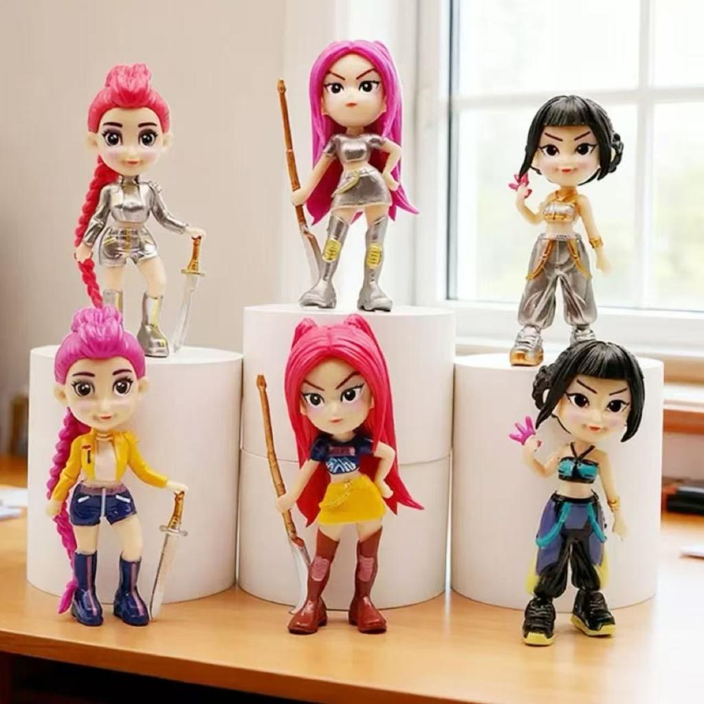 Neue Kpop Dämonenjäger Blind Box Actionfigur Spielzeug Derpys Tiger Rumi Mira Zoey Sussy Figur Puppe für Fans Geschenk