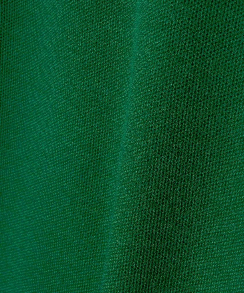 LEE Collar Contrast Short Sleeve Knit Green