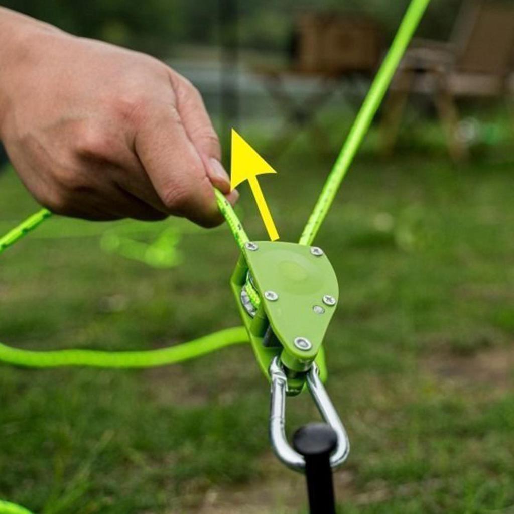 Tent Rope Tie Downs Heavy-Duty Rope Hanger Heavy-Duty Adjustable Lock Ratchet For Garage Lights Cargo Various Lashing Grow Tents
