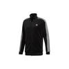 Originals Casual Sports Stand Collar Stripe Jacket Black Men's DX3626