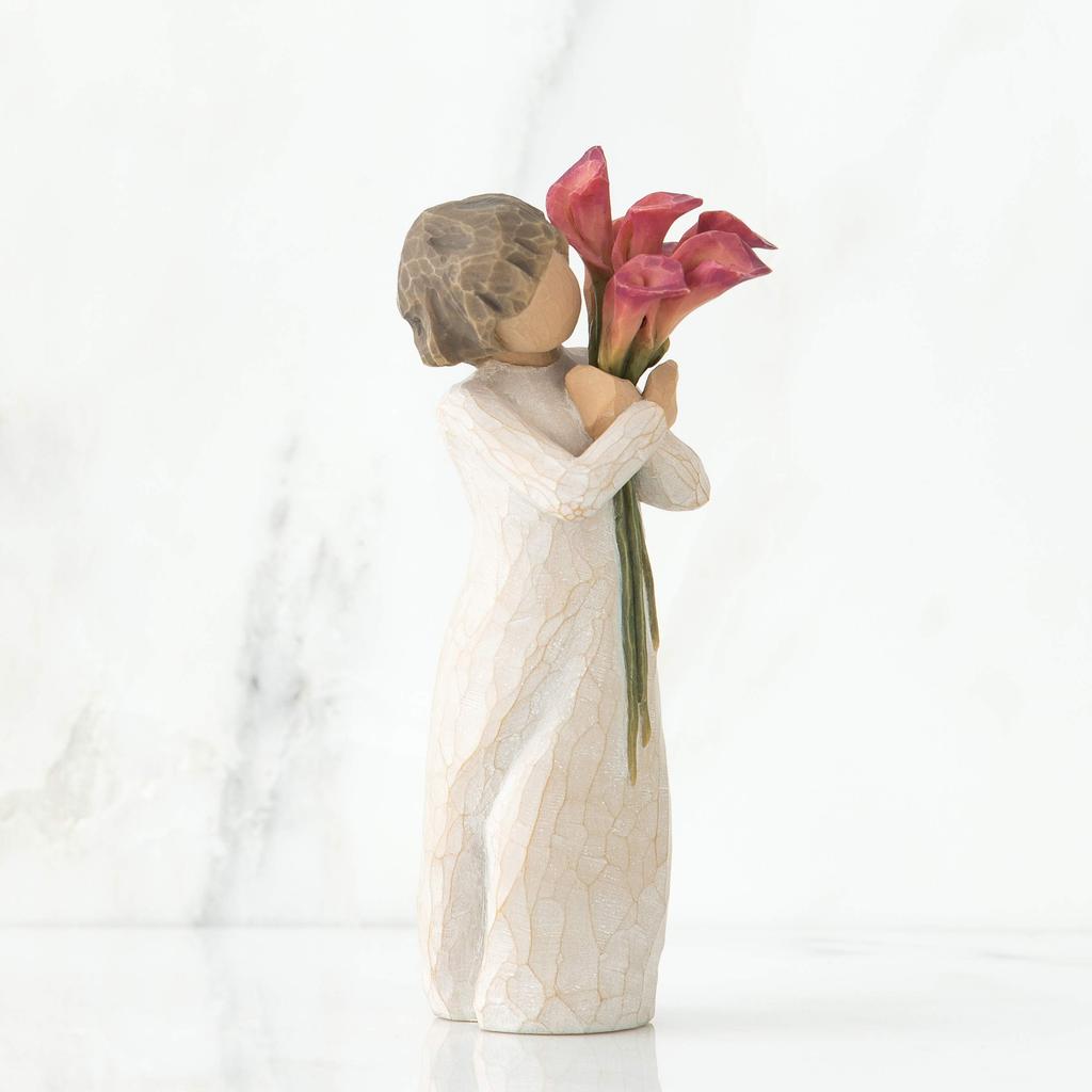 Willow tree statue Flower bouquet figurine [Bloom]