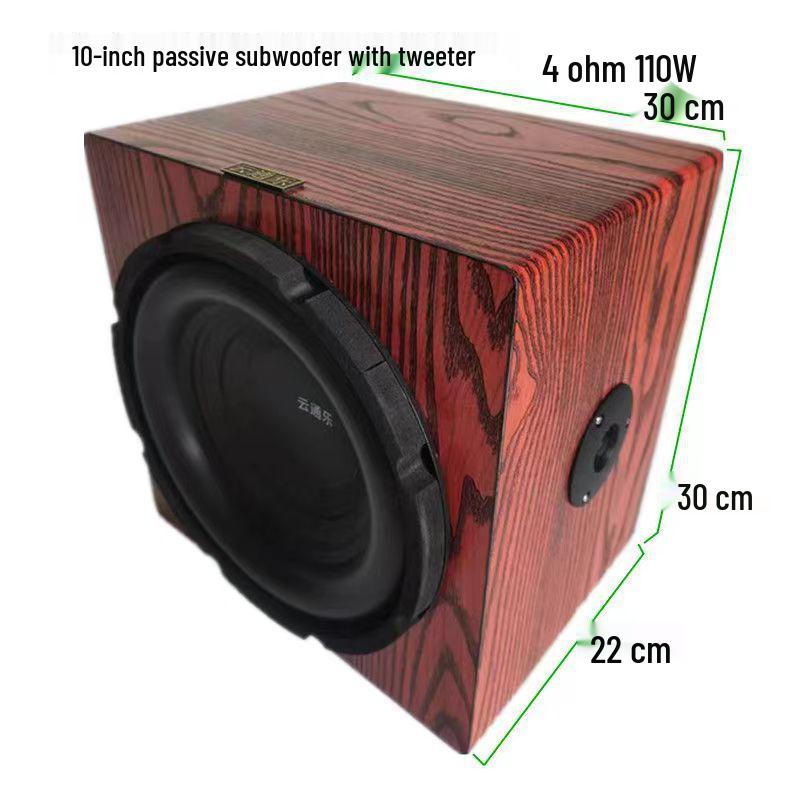 4, 5 & 6.5-Inch Passive Subwoofer for Car, Home, or Bookshelf