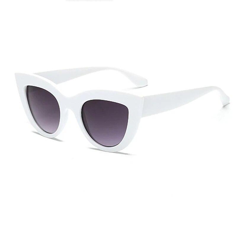 New European And N Retro Cat-eye Sunglasses Female Face-shaving Sunglasses