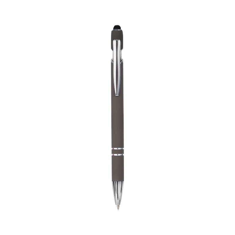 Custom Logo Colored Metal Gel Ballpoint Pen for Signing & Touchscreen Use