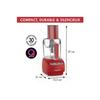 Robot multifonction - magimix - mini plus rouge - 400 watt - 1,7 l - 2 cuves en 1