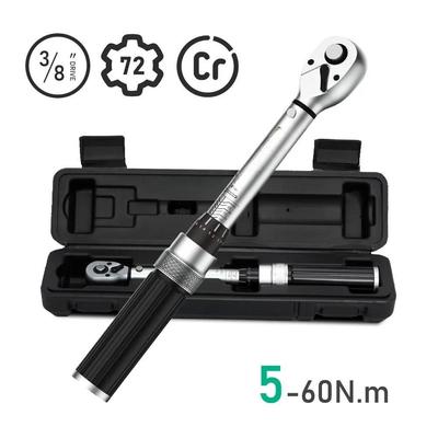 5-60N.m Kare Sürücü Tork Anahtarı 1/4” Taşınabilir Tork Anahtarı 5-25N.m Profesyonel Bisiklet Otomotiv Tamir Aleti