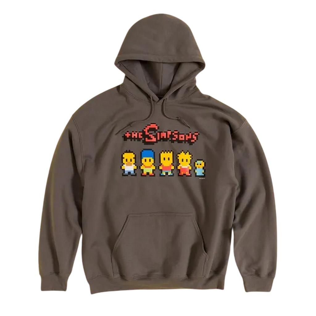 The Simpsons Unisex Adult Pixel Hoodie