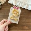 Colorful Plaid Bow Hair Clip: Cute Flower Hairpin for Kids