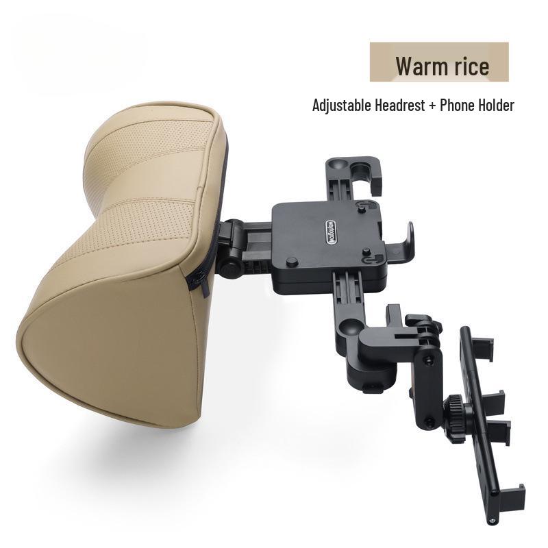 Memory Foam Car Seat Headrest & Lumbar Support Cushion Set
