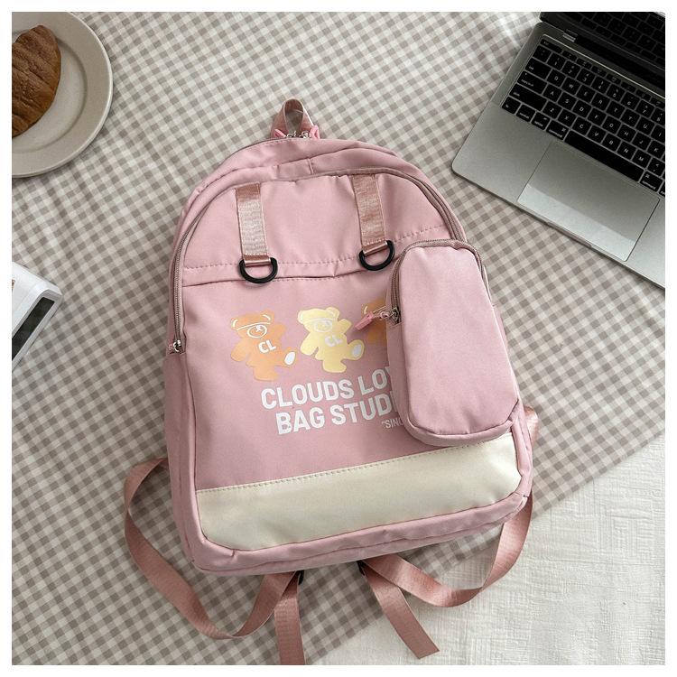 Backpack Large Capacity Junior High School Student School Bag Versatile Leisure Travel College Student Backpack Female